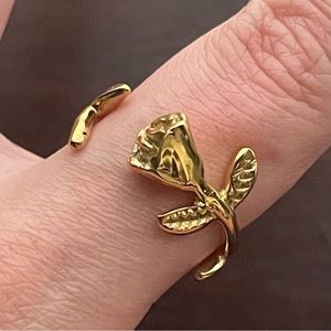 Eternity Gold Rose Ring